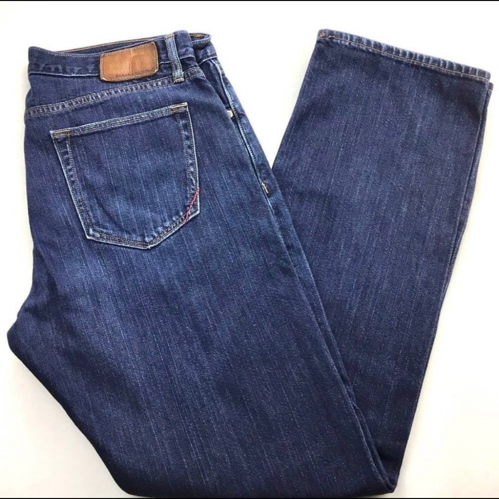 Banana Republic, Vintage Straight, Medium Wash Jeans, Fits Like 33x30. - Picture 13 of 16